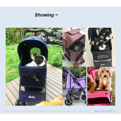Manufacturer wholesale foldable breathable travel portable dog stroller