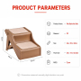 Wholesale Two Steps Foldable Dog Cat Stairs
