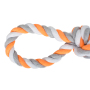 Manufacturer wholesale color interlaced free sample pet dog cotton rope toy