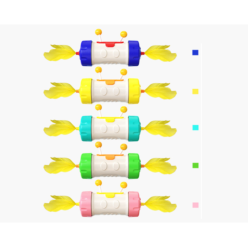 Manufacturer wholesale blue green yellow pink smart cat wheel toys