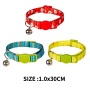 Wholesale OEM Adjustable Blue Green Red Cat Collar Custom