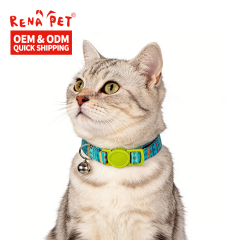 Wholesale OEM Adjustable Blue Green Red Cat Collar Custom