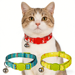 Wholesale OEM Adjustable Blue Green Red Cat Collar Custom