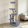 Manufacturer Wholesale High Quality Sisal Wood Stairs Tower Cat Tree House