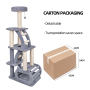 Manufacturer Wholesale High Quality Sisal Wood Stairs Tower Cat Tree House