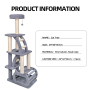 Manufacturer Wholesale High Quality Sisal Wood Stairs Tower Cat Tree House