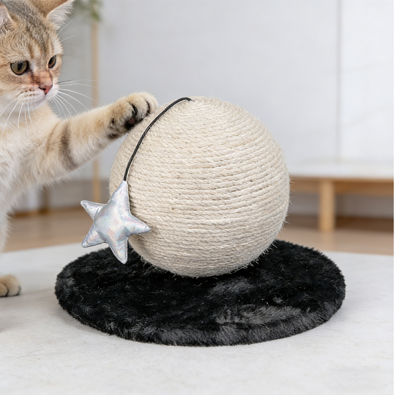 Manufacturer Wholesale Sisal Cat Scratcher Ball