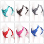 Manufacturer wholesale multi-colors breathable reflective dog harness with leash set