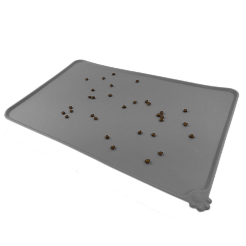 Manufacturer wholesale custom logo silicone waterproof pet dog feeding mat