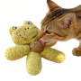 Wholesale Cute Cat Plush Toy with Catnip Ball