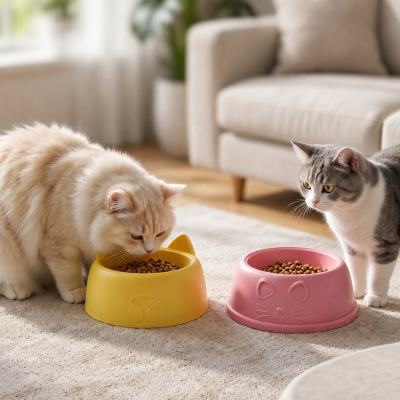Wholesale Washable Indoor Outdoor Plastic Dog Cat Pet Bowls