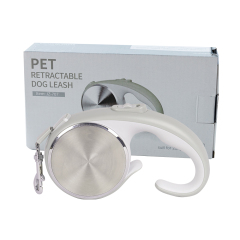 Manufacturer wholesale plastic stainless steel retractable dog leash