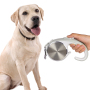 Manufacturer wholesale plastic stainless steel retractable dog leash