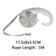Manufacturer wholesale plastic stainless steel retractable dog leash