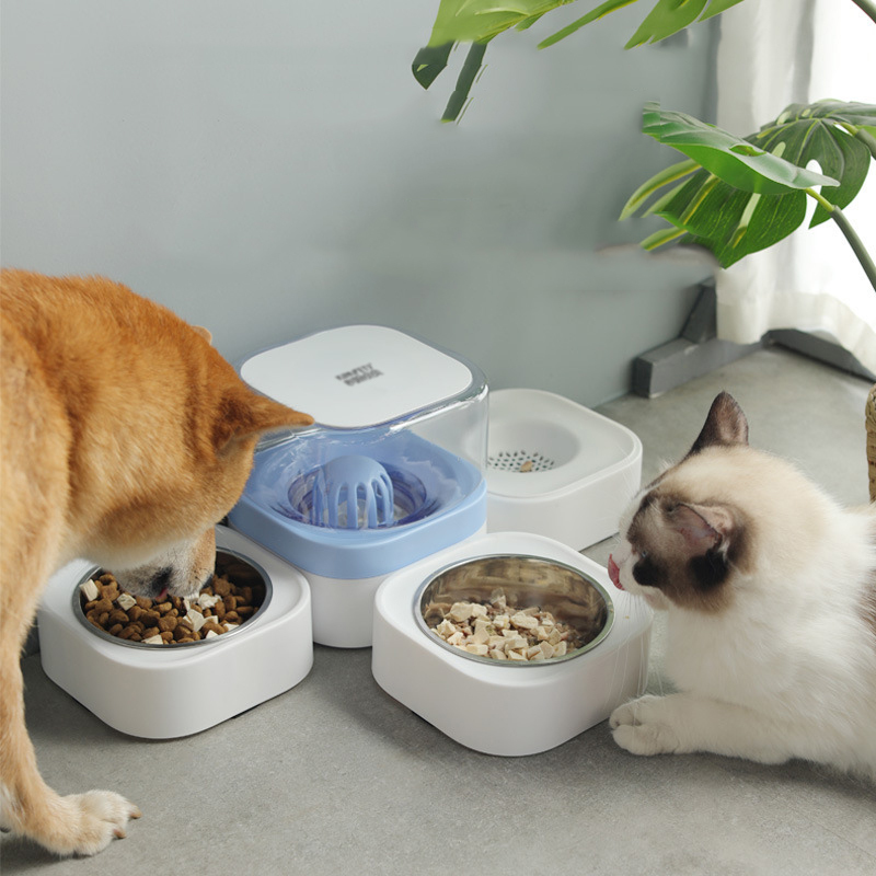 Wholesale Plastic Pet Feeder Cat Dog Bowls and Water Dispenser