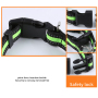 Manufacturer wholesale multi-colors adjustable nylon dog light reflection collar