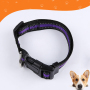 Manufacturer wholesale multi-colors adjustable nylon dog light reflection collar