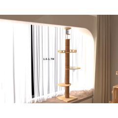 Wholesale Pet Product Wooden Sisal Scratcher Cat Climbing Tree