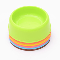 Manufacturer wholesale custom logo small large round dog eco friendly plastic bowls