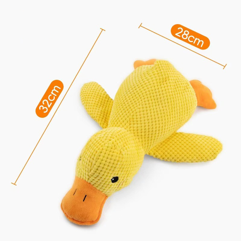 Wholesale Custom Logo Chew Duck Design Stuffed Dog Plush Toy