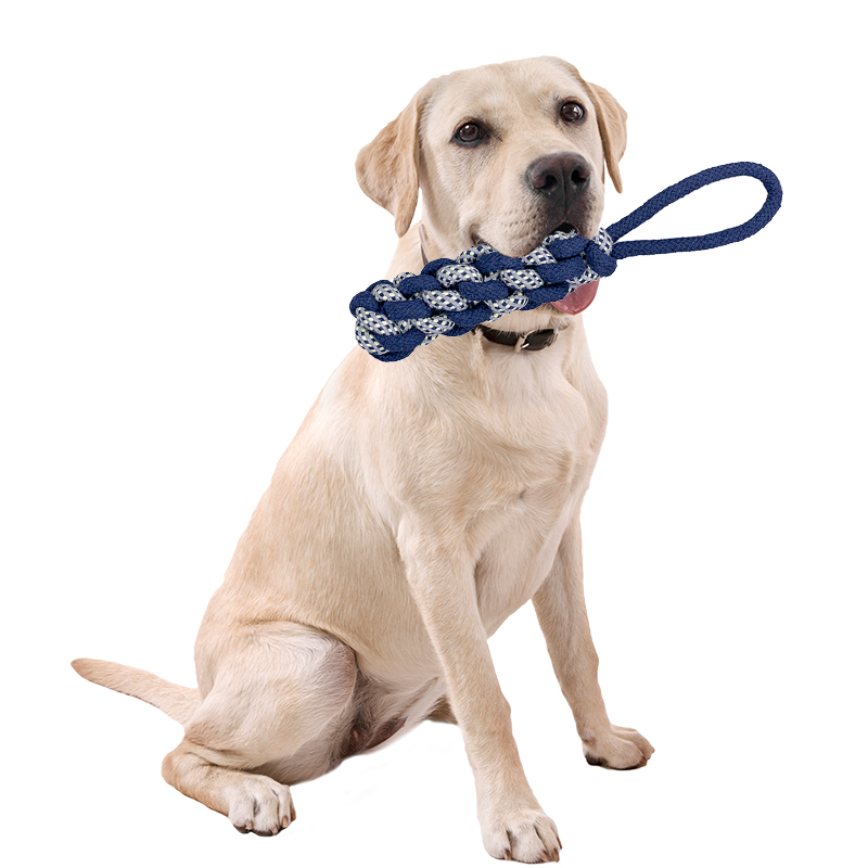 Manufacturer wholesale chew dog rope toys blue
