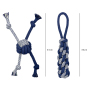 Manufacturer wholesale chew dog rope toys blue