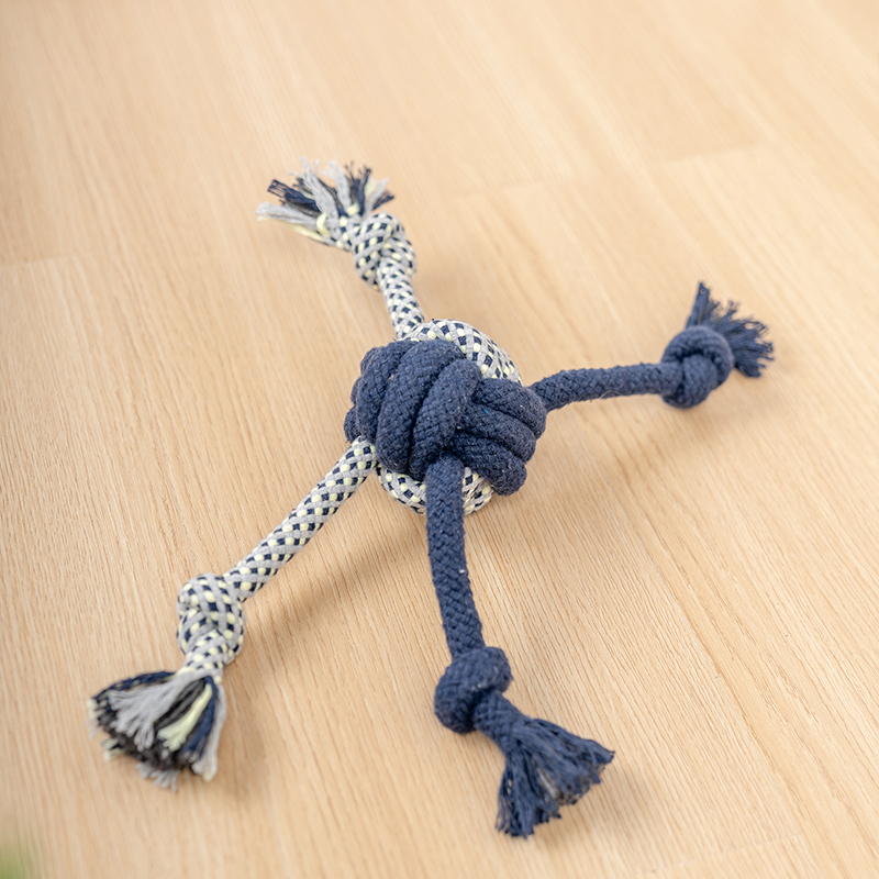 Manufacturer wholesale chew dog rope toys blue