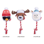 Manufacturer wholesale christmas elk dog plush rope toys