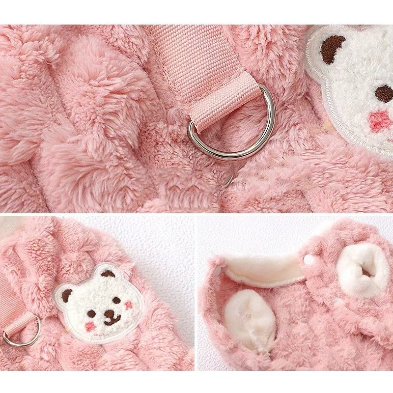Wholesale Winter Plush Warm Winter Pet Clothes Cat Dog Vest