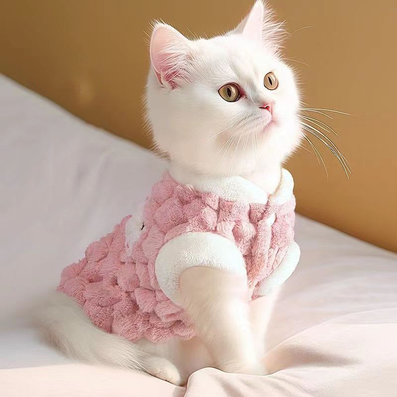 Wholesale Winter Plush Warm Winter Pet Clothes Cat Dog Vest