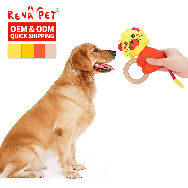 Manufacturer Wholesale Rabbit Fox Elephant Lion Squeaky TPR Chew Pet Toys