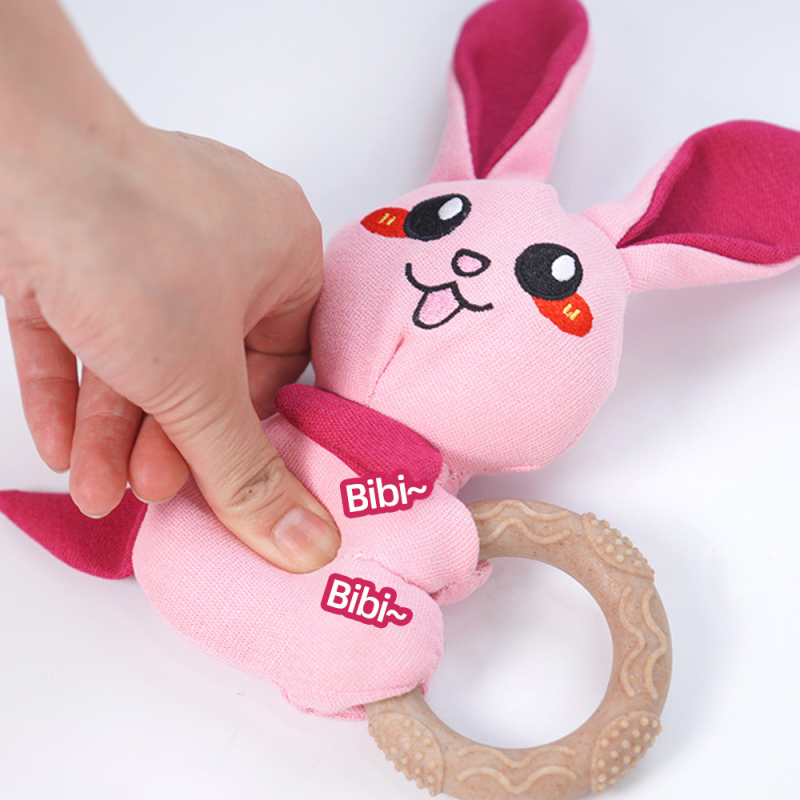 Manufacturer Wholesale Rabbit Fox Elephant Lion Squeaky TPR Chew Pet Toys