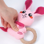 Manufacturer Wholesale Rabbit Fox Elephant Lion Squeaky TPR Chew Pet Toys