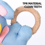 Manufacturer Wholesale Rabbit Fox Elephant Lion Squeaky TPR Chew Pet Toys