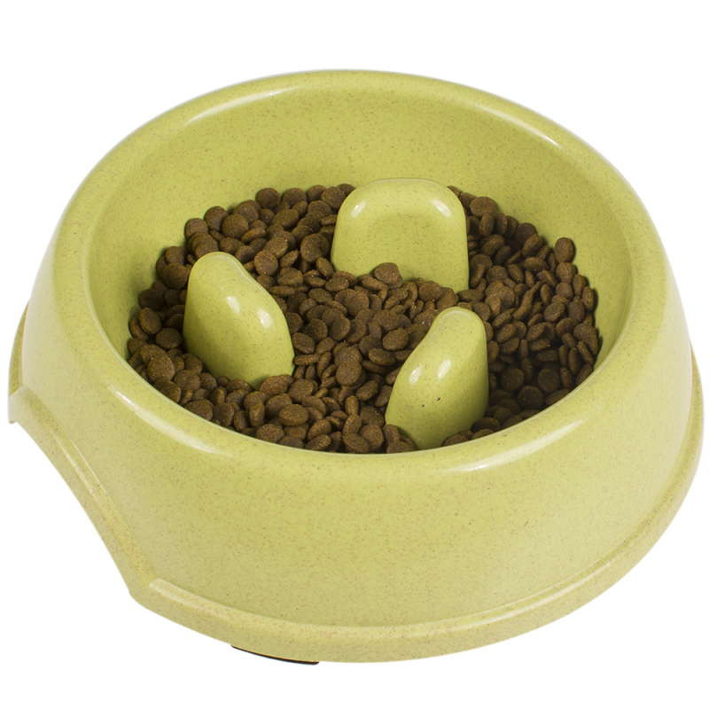 Hot Selling Luxury High Quality Eco-friendly Slow Feeder Bamboo Dog Bowl