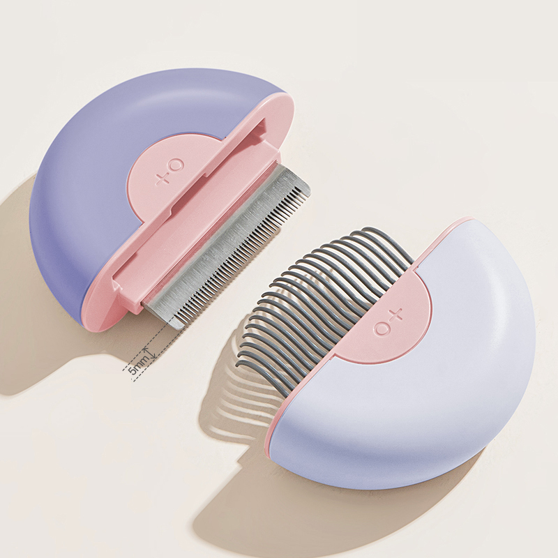 Manufacturer wholesale green purple orange blue cat round comb double sided