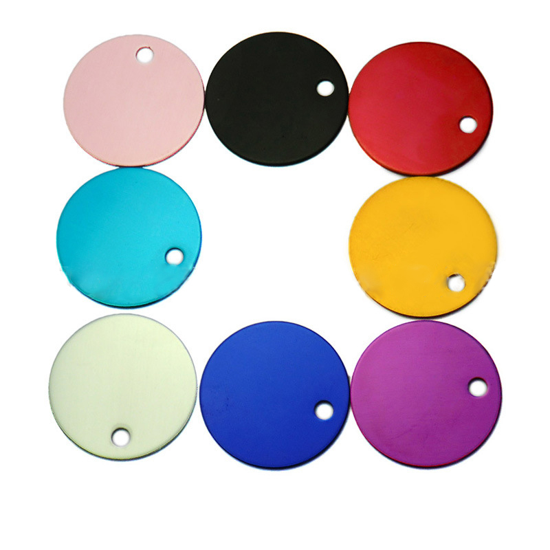 Manufacturer wholesale custom printed metal personalized pet ID tags dog tag more design
