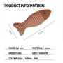 Wholesale Linen Fish Catnip Cat Toy