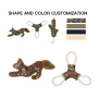 Manufacturer Wholesale Custom Logo Cute Dog Pet Chew Toys