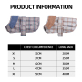 Wholesale Custom Logo Plaid Dog Pet Clothing