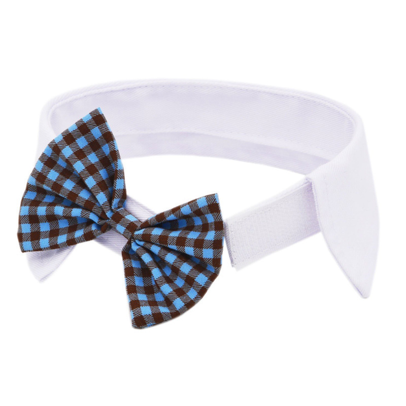 Manufacturer wholesale popular detachable wedding plaid color pet bowtie dog bow tie