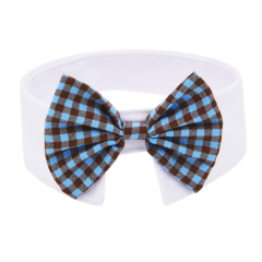 Manufacturer wholesale popular detachable wedding plaid color pet bowtie dog bow tie