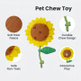 Wholesale Custom logo Plush Feed Chew Pet Product Dog Snuffling Toy