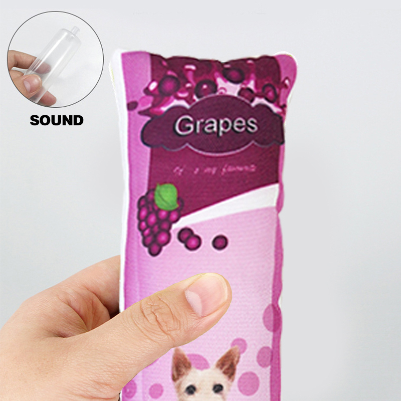 Manufacturer wholesale bite-resistant fruit design rope dog chewing toy