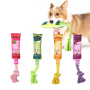 Manufacturer wholesale bite-resistant fruit design rope dog chewing toy