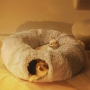 Manufacturer Wholesale Plush Foldable Collapsible Round Cat Tunnel