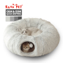 Manufacturer Wholesale Plush Foldable Collapsible Round Cat Tunnel