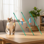 Wholesale OEM Plastic Interactive Cat Toy Teaser