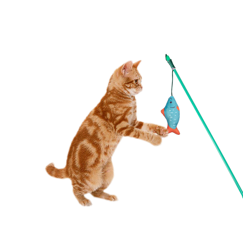 Wholesale OEM Plastic Interactive Cat Toy Teaser