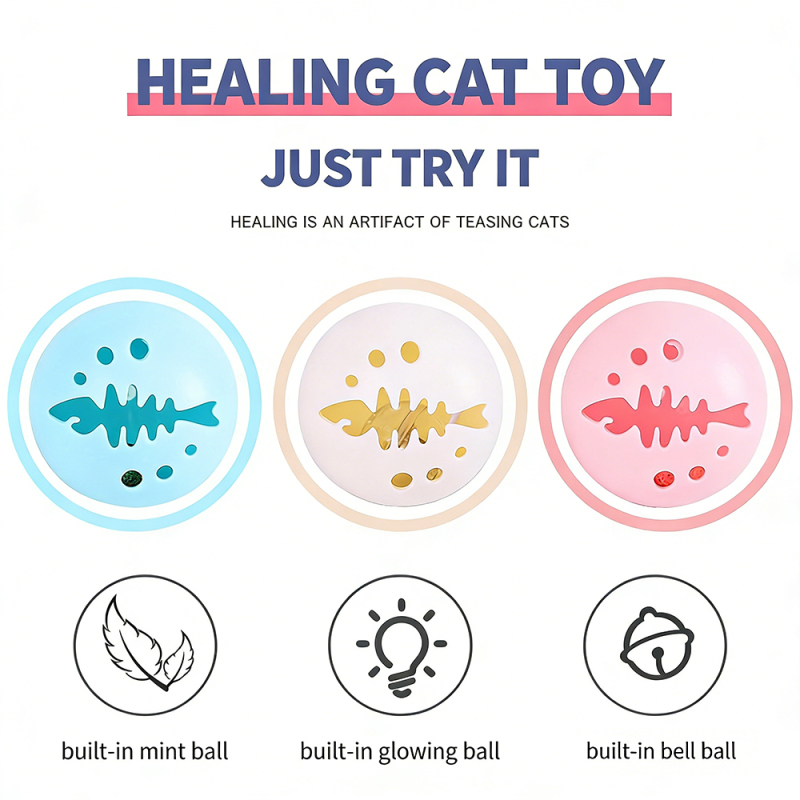 Wholesale Plastic Catnip Cat Toys Balls